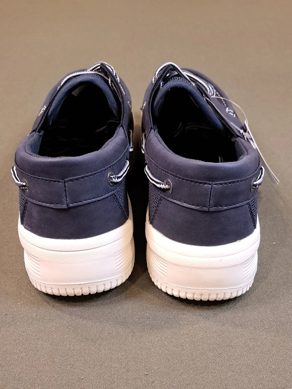 Island Surf Arnalt 3 Eyelet Men’s Boat Shoe - Color: Navy - Size: 11.5